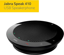 Load image into Gallery viewer, Jabra 7410-209 Model Speak 410 USB Speakerphone, Plug and Play Solution, Works with All PCs, Outstanding Sound Quality, Full Compatibility with UC Systems &amp; VoIP Clients, LED Indicators
