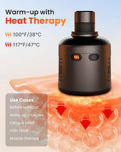 Load image into Gallery viewer, RENPHO Massage Gun Head with Heat and Cool, Percussion Muscle Massager Gun Head for Deep Tissue Muscle Massage, Portable Rechargeable Handheld Massage Gun Attachments, Heated Massage Gun Head
