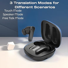 Load image into Gallery viewer, Language Translator Earbuds, Translation Earbuds, Two-Way Translator Pods with 144 Languages Accents Real Time for iOS and Android, for Travel Business Communication (Black)
