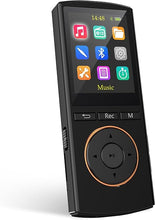 Load image into Gallery viewer, MP3 Player, Safuciiv 32GB MP3 Player with Bluetooth 5.2 HiFi Lossless Audio Quality, One-Touch Recording, FM Radio, Premium Audio Experience for Music Enthusiasts, Deep Black
