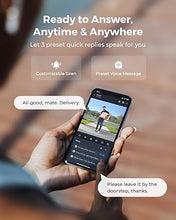 Load image into Gallery viewer, REOLINK Battery Doorbell Camera, 2K Security Video Doorbell Camera, 150°x150° View, 2.4/5 GHz WiFi, Battery or Wired Power, Two-Way Audio, Person/Vehicle/Package (Chime not Included)
