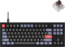 Load image into Gallery viewer, Keychron V3 Wired Custom Mechanical Keyboard Knob Version, TKL QMK/VIA Programmable with Hot-swappable Keychron K Pro Brown Switch Compatible with Mac Windows Linux Carbon Black (Non-Transparent)

