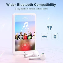 Load image into Gallery viewer, MECHEN MP3 Player with Bluetooth and WiFi?MP3 MP4 Player with Spotify?Audible?Pandora?Amazon Music?4&quot; IPS Touch Screen Android Music Player with Speaker, Up to 512 GB (White)
