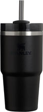 Load image into Gallery viewer, Stanley Quencher H2.0 FlowState Stainless Steel Vacuum Insulated Tumbler with Lid and Straw for Water, Iced Tea or Coffee, Smoothie and More, Black 2.0, 20oz
