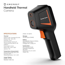 Load image into Gallery viewer, Amcrest Thermal Imaging Camera (256 x 192 Resolution), Commercial Thermal Imager, Handheld Thermal Camera, 49152 Pixels, Thermometer with 2.4&quot; Color Display Screen (TPC-HT2201-TB3)
