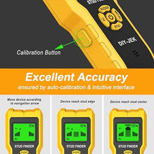 Load image into Gallery viewer, Stud Finder Wall Scanner, Upgraded 6 in 1 Electronic Stud Detector Sensor with LCD Display &amp; Audio Alarm for Wood Metal AC Live Wire Detection, Joist Pipe, Copper Tube Tester
