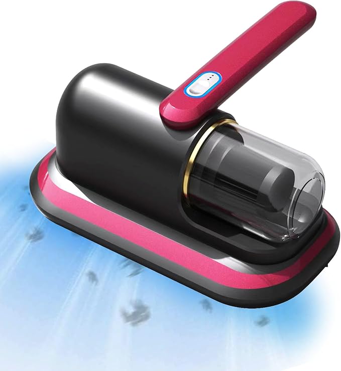 Bed vacuum cleaner Upgraded cordless UV vacuum cleaner, handheld deep mattress vacuum cleaner, effectively cleans bedding, sofas, carpets and other fabric surfaces