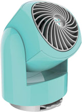Load image into Gallery viewer, Vornado Flippi V6 Compact Air Circulator Fan, Quiet Portable Travel Fan for Desk or Bedroom, Adjustable Head, 2 Speeds, Bliss Blue
