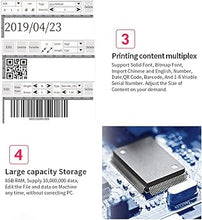 Load image into Gallery viewer, PEKOKO LB100S Intelligent Portable Hand Jet Handheld TIJ Thermal Inkjet Printer 12.7mm Online QR Bar Batch Date Number Coding Machine for Carton Box,Food Package,Drink Bottle
