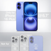 Load image into Gallery viewer, JETech Magnetic Case for iPhone 16 Plus 6.7-Inch Compatible with MagSafe, Translucent Matte Back Slim Shockproof Phone Cover (Ultramarine)
