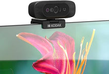 Load image into Gallery viewer, JPL Kodak Webcam | Business 1080p HD Video Conferencing Camera | Windows Hello Compatible Facial Recognition &amp; Built-in Privacy Lens Cover | Plug &amp; Play Solution
