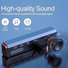 Load image into Gallery viewer, 3 in 1 USB Computer Speaker with Microphone, PC Laptop Desktop Conference Speaker with Mic for Smart Home Office and Online Study?360 Degree Enhanced Voice Pickup, Noise Reduction
