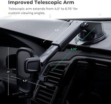 Load image into Gallery viewer, iOttie Easy One Touch 5 Dashboard &amp; Windshield Universal Car Mount Phone Holder Desk Stand with Suction Cup Base and Telescopic Arm for iPhone, Samsung, Google, Huawei, Nokia, other Smartphones
