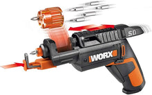 Load image into Gallery viewer, Worx 4V Electric Screwdriver, Rechargeable Cordless Power Screwdriver Set with 6 Bits, Screw Holder, Charger - WX255L
