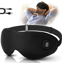 Load image into Gallery viewer, Silk Cordless Heated Eye Mask, Washable Heat Eye Compress for Dry Eye Electric Eye Heating Pad Warm Eye Mask for Eye Fatigue Stye Sinus Blepharitis MGD Gifts for Men Women
