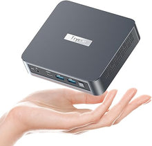 Load image into Gallery viewer, WI-6 Mini PC,Intel Alder Lake N95(3.4 GHz) Mini Computer, 8GB RAM 256GB M.2 SSD,Support Triple 4K UHD/HD 2.0/LAN/Dual-Band WiFi for Home/Office (Intel 12th N95 8GB DDR4 RAM 256GB SSD)
