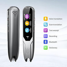 Load image into Gallery viewer, Translator Pen, Reading Pen for Dyslexia, Traductor De Voz Instantaneo, Pen Scanner Text to Speech Device, Scan Reader Pen OCR Digital Pen Reader, Wireless Translation Pen Scanner for Students Adults
