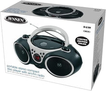 Load image into Gallery viewer, Jensen CD-490 Portable Sport Stereo CD Player with AM/FM Radio and Aux Line-in &amp; Headphone Jack (Silver)
