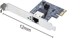 Load image into Gallery viewer, 2.5Gbase-T PCIe NIC with Realtek RTL8125 Chip, 2.5Gb Network Card, 2500/1000/100 Mbps,Single RJ45 Port, PCIe X1, Ethernet Card for Windows/Windows Server/Linux
