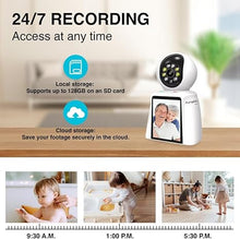 Load image into Gallery viewer, Pumpkin By L.E. Baby Monitor 3MP Two-Way Video Calling Smart Camera, Security Camera Monitor for Baby, Elderly, Nanny, Dog, cat/pet. Wi-Fi Baby Monitor one Touch Calling, Night Vision, Motion Alert
