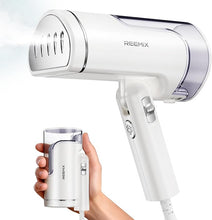 Load image into Gallery viewer, Portable Garment Steamer, Powerful Foldable Handhled Steamer 1300W, Travel Size Steamer For Clothes 20S Fast Heat-up, Fabric Steamer for Home &amp; Travel, 120V Only (White)
