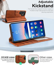 Load image into Gallery viewer, OCASE Compatible with Galaxy S25 Ultra Wallet Case, PU Leather Flip Folio Case with Card Holders RFID Blocking Kickstand [Shockproof TPU Inner Shell] Protective Phone Cover 6.9 Inch 2025, Brown
