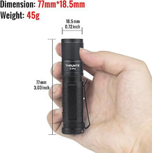 Load image into Gallery viewer, ThruNite Ti Pro Rechargeable EDC Keychain Flashlight Max 1012 Lumens AA Flashlights High Performance LED Light Cool White
