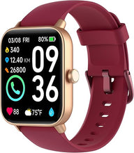 Load image into Gallery viewer, Smart Watch for Women,1.8&quot;Fitness Watch(Answer/Make Call),Alexa Built-in, [24H Heart Rate Sleep Blood Oxygen Monitor],5ATM Waterproof,100 Sports Modes Step Calorie Women Watches for iOS&amp;Android Phones
