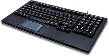 Load image into Gallery viewer, Adesso AKB-425UB-MRP 1U Rackmount Drawer with USB Touchpad Keyboard Which Designed for Server Rack or Cabinet,19 x 1.75 Inch
