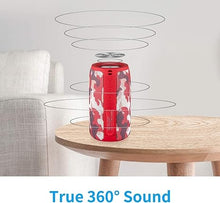 Load image into Gallery viewer, Bluetooth Speaker,MusiBaby Speaker,Wireless,Waterproof,Outdoor,Portable Speaker,Dual Pairing,Loud Stereo,Booming Bass,1500 Min Playtime Wireless Speaker for Home,iPhone,Party,Gifts(Camo Red)
