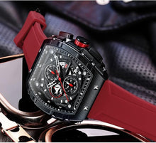 Load image into Gallery viewer, AIMES Watch Wristwatch for Men Fashion Casual Cool Big Dial Watch Luminous Waterproof Sport Analog Quartz Business Mens Watches Silicon Strap Dress Watch
