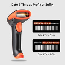 Load image into Gallery viewer, Tera Pro 2024 Newest Battery Level Indicator Wireless 1D 2D QR Barcode Scanner, 3 in 1 Works with Bluetooth &amp; 2.4G Wireless &amp; USB Wired, Barcode Reader with Vibration Alert HW0002
