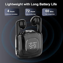 Load image into Gallery viewer, Language Translator Earbuds,with 138 Languages, Real time Smart Translator with APP,Fast Reaction with Noise Cancelling,Bluetooth Earphones,Free Mode,Touch Mode to Control Translation,Speaker Mode
