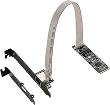 Load image into Gallery viewer, IO CREST M.2 M-Key PCI-e 3.0 Interface Single Port 5.0 Gigabit Ethernet Modules
