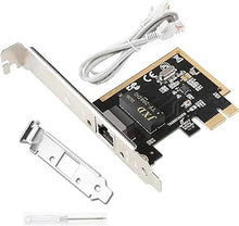 Load image into Gallery viewer, [Upgrade] PCIe Ethernet Card Nic 10/100/1000Mbps Gigabit PCI-Express Network Card (WIN10/11 Driver-Free) RJ45 Network LAN Card Wake On LAN Adapter Internal Computer Desktop PC for Win/Linux/Mac 1 PCS
