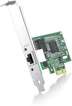 1.25G Gigabit Ethernet Network Card with Broadcom BCM5751 Controller-10/100/1000Mbps Ethernet Network Adapter(NIC) Compatible for BCM5751-T1, Single RJ45 Copper Port, PCI-Express 2.1 X1