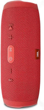 Load image into Gallery viewer, JBL Charge 3 Waterproof Portable Bluetooth Speaker, Includes LED Flashlight Key Chain Bonus - Red
