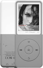 Load image into Gallery viewer, Mp3 Player with Bluetooth Music Players,Portable Walkman Mp3/Mp4 Players with Video,Voice Record,Fm Radio,E-Book,Photo Viewer,Alarm Clock,1.8&quot; HD Screen MP3 Player with SD Card Slot (White 32GB)
