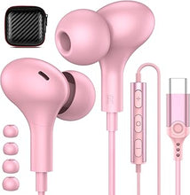 Load image into Gallery viewer, APETOO USB C Headphones for iPhone 15 Plus 16 Pro Max,iPad 10,Samsung S24 S23 S22 S21 FE Ultra Flip,Magnetic Wired Earbuds Noise Isolation in-Ear Type C Earphones Mic Volume Control for Pixel Oneplus
