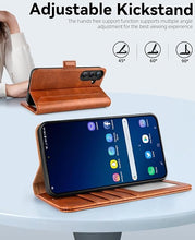 Load image into Gallery viewer, OCASE Compatible with Galaxy S25 Plus Wallet Case, PU Leather Flip Folio Case with Card Holders RFID Blocking Kickstand [Shockproof TPU Inner Shell] Protective Phone Cover 6.7 Inch 2025, Retro Brown
