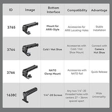 Load image into Gallery viewer, SmallRig Top Handle with 3/8&quot;-16 Locating Pins for ARRI Grip for Camera Cage, Universal Video Rig with 5 Cold Shoe Adapters to Mount DSLR Camera with Microphone/LED Light/Monitor - 3765
