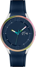 Load image into Gallery viewer, Lacoste Ollie Men&#39;s 3H Quartz Silicone Wristwatch - Water Resistant up to 5ATM/50 Meters, A Cool and Contemporary Choice for Him, 44mm
