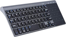 Load image into Gallery viewer, PUSOKEI Ultrathin 2.4GHz Wireless Keyboard with Smart Touchpad Portable Handheld Keyboard Universal Keyboard Suitable for PC/Notebook/TV Box
