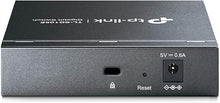 Load image into Gallery viewer, TP-Link TL-SG105E | 5 Port Gigabit Switch | Easy Smart Managed | Plug &amp; Play | Desktop/Wall-Mount | Shielded Ports | QoS, Vlan, IGMP and Link Aggregation | Ethernet Splitter | Network Hub | Black

