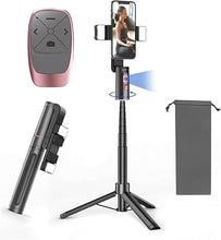Load image into Gallery viewer, Extendable Auto Face Tracking Tripod with Light, 360 Rotating Tripod, Both Auto or Manual Moving Control, Smart Cameraman Shooting for Video, Vlog, Live Stream
