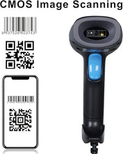 Load image into Gallery viewer, USB 2D Barcode Scanner, Handheld Wired QR Code Scanner Support Screen Scan UPC Bar Code Reader for Warehouse, Library, Supermarket Mobile Payment, Convenience Store
