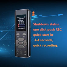 Load image into Gallery viewer, 64GB Digital Voice Recorder Mini Voice Recorder Upgraded Small Audio Recorder with MP3&amp;USB for Lectures, Meetings, Interviews…
