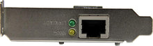 Load image into Gallery viewer, StarTech.com 1 Port PCIe Network Card - Low Profile - RJ45 Port - Realtek RTL8111H Chipset - Ethernet Network Card - NIC Server Adapter Network Card (ST1000SPEX2L)
