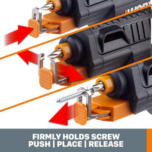 Load image into Gallery viewer, Worx 4V Electric Screwdriver, Rechargeable Cordless Power Screwdriver Set with 6 Bits, Screw Holder, Charger - WX255L
