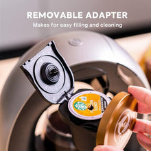 Load image into Gallery viewer, BENFUCHEN Single Serve Coffee Maker for K Cup/Ground Coffee, MINI Q Americano 2 in 1 Coffee Brewer One Cup Coffee/Tea Maker With Two Adapter, 4-8 oz Brew Sizes
